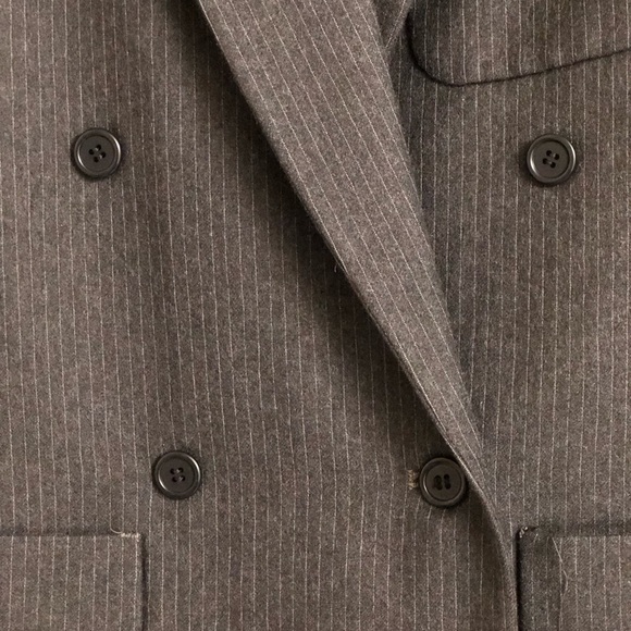 Ladies 100% Wool Pinstripe Suit XCLNT CONDITION - Picture 3 of 6